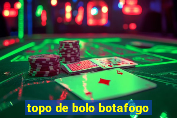 topo de bolo botafogo